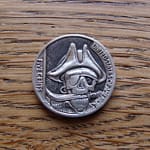 Pirate skull Hobo nickel