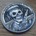 'Ghost Soldier' 1943 USA (steel penny- Lincoln Wheat Cent) 2