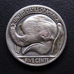 'Baby Elephant' Hobo nickel 1a